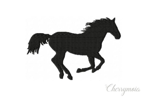 Running Horse Silhouette