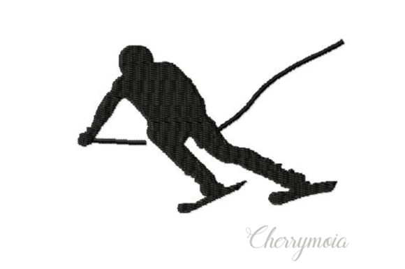Skier Silhouette